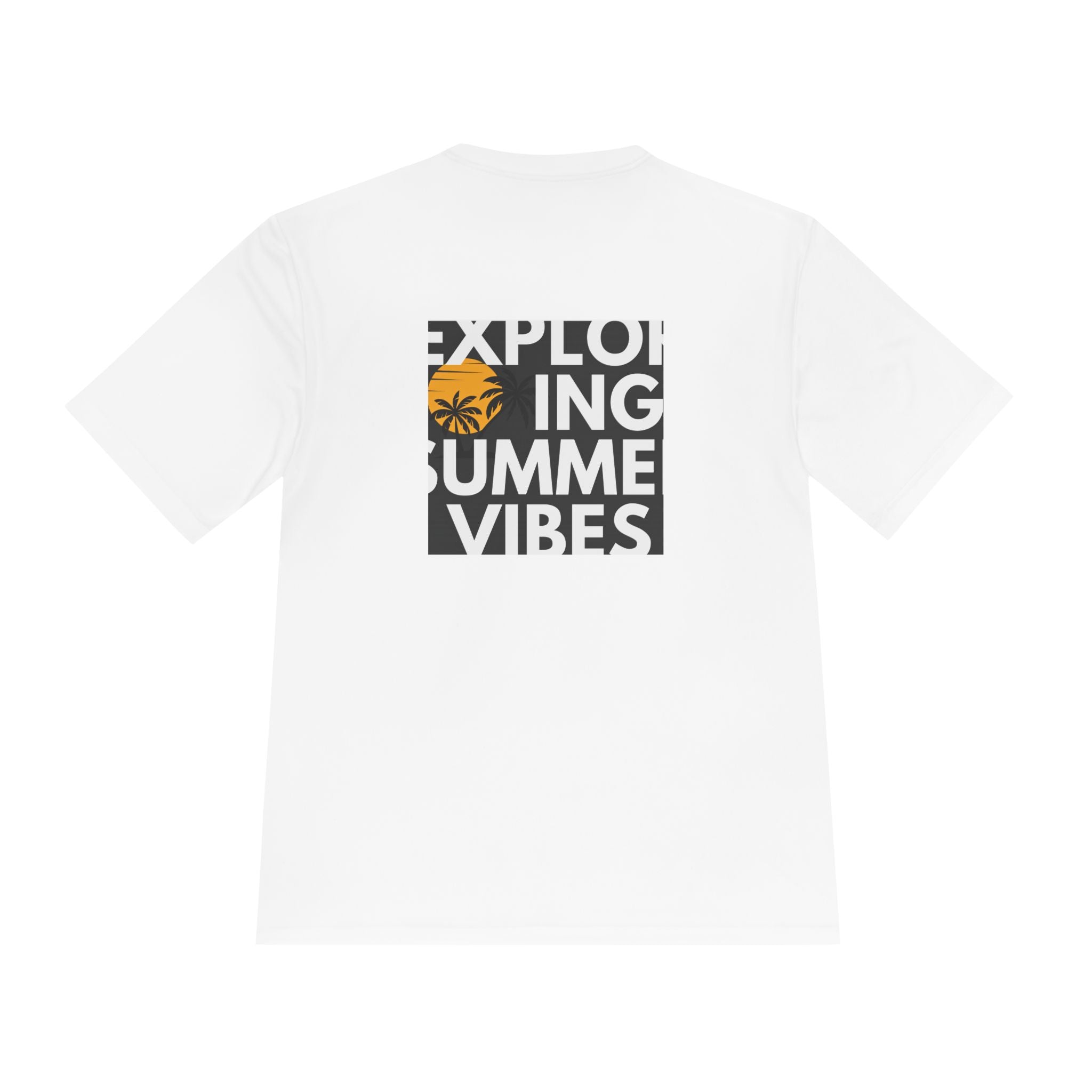Summer Vibes Palm Tee — "Exploring Summer Vibes" Moisture-Wicking Shirt