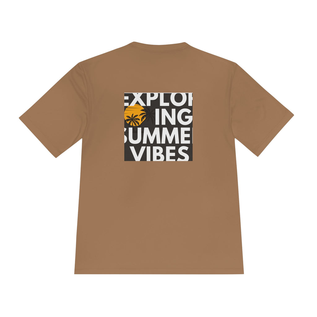 Summer Vibes Palm Tee — "Exploring Summer Vibes" Moisture-Wicking Shirt