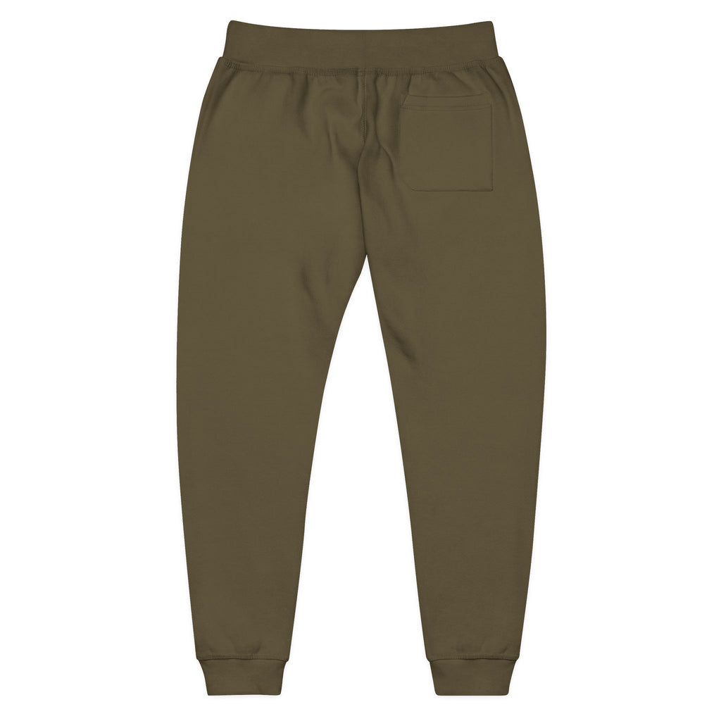 Embroidered Minimalist White Fleece Sweatpants — Cozy Everyday Joggers