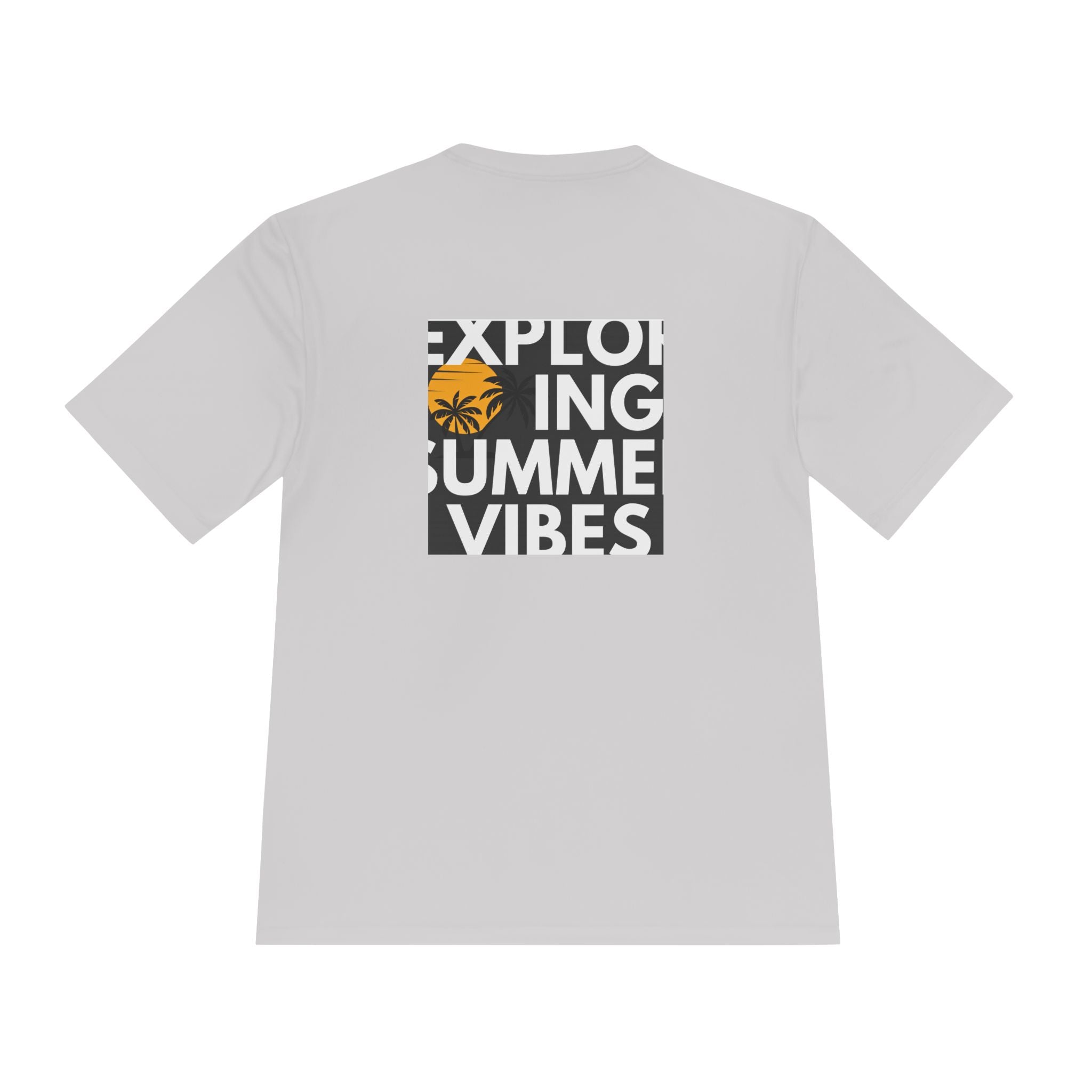 Summer Vibes Palm Tee — "Exploring Summer Vibes" Moisture-Wicking Shirt